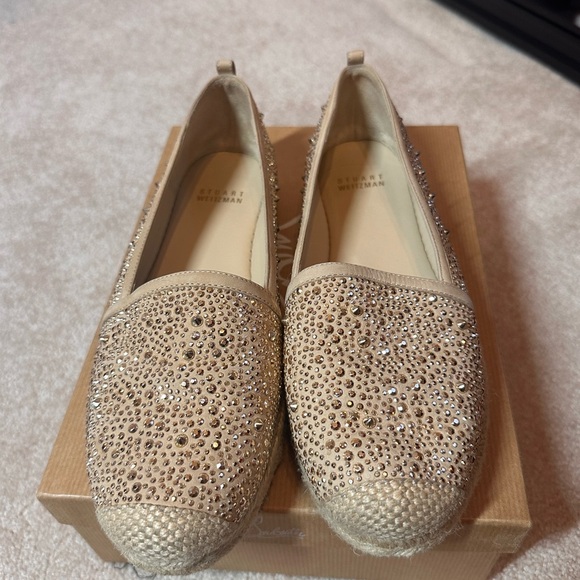 Stuart Weitzman Studded Espadrille Flats - Rockon - Picture 3 of 8